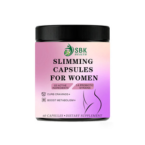 Cápsulas adelgazantes Curb Cravings para mujeres, extracto de azafrán, berberina, azafrán, metabolismo intestinal, cápsulas para bajar de peso - Product Image 1