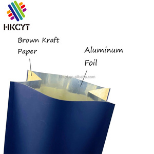 Doypack — sacs en plastique avec fixation en étain, sacs en papier Kraft marron, 250 grammes/500 grammes, sac à café - Product Image 5