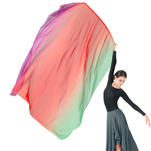 Bendera tarian fleksibel wanita bendera ibadah menari bendera persegi panjang - Product Image 6