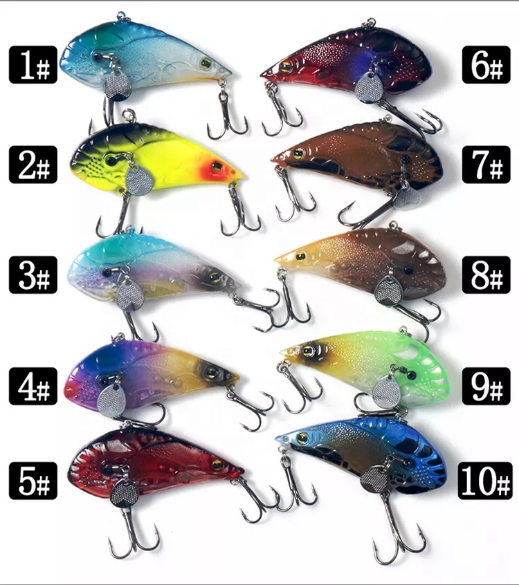 2022 New Willfishing 70mm/18g Deep Sea Long Casting Bass Lures VIB Spinner  Noisy Shrimp Shape VIB Lures| Alibaba.com