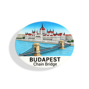 Imán para refrigerador de Bruselas, hecho a mano, de resina con logotipo personalizado, imanes de recuerdo de una sola casa de - Product Image 3