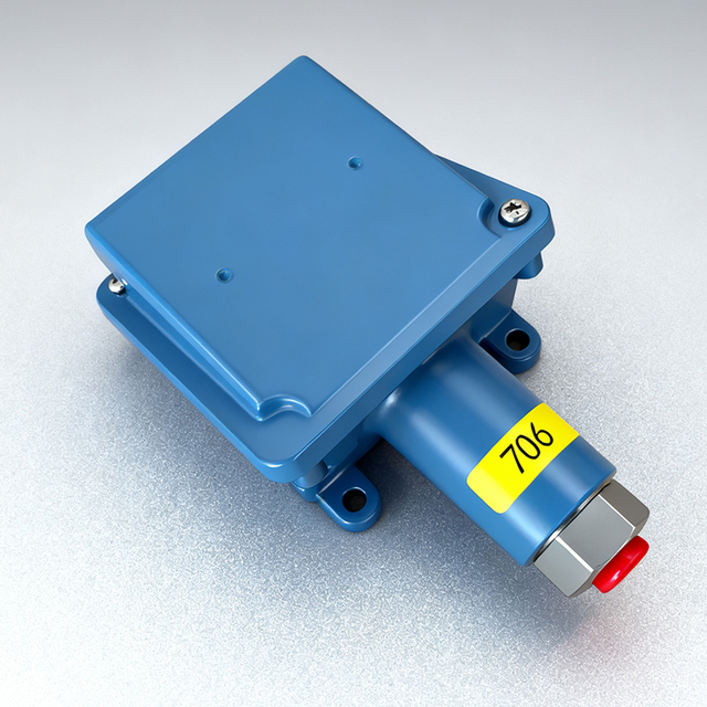 VOLKE OEM Mechanical Pressure Switch Relay 701-706 1.5psi~1700psi Range IP65 Protection Die Cast Aluminum Alloy Pressure Sensors