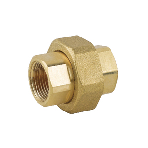 Raccordo dritto con O-Ring in ottone giallo FF da 3/4 di pollice per tubi in rame - Product Image 1