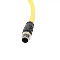 Conector M12 de 5 Pines, Código L, 16A, Latón Industrial, IP67, Impermeable, 63V, Arnés de Cables DIN, Conectores Eléctricos Macho y Hembra