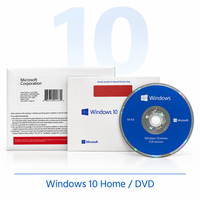 Kit d'installation Windows 10 Famille avec clé de produit, pack complet, activation en ligne, en stock, expédition rapide