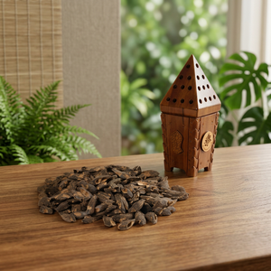 Sanai Tahlil Safa N° 90 Accessoire en bois naturel pour diffuseur d'huiles essentielles, artisanat d'aromathérapie, décoration parfumée - Product Image 2