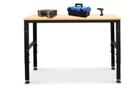 Établi mobile <span class=keywords><strong>professionnel</strong></span> 48 pouces de hauteur réglable établi de <span class=keywords><strong>mécanicien</strong></span> d'atelier de garage avec prise - Product Image 2