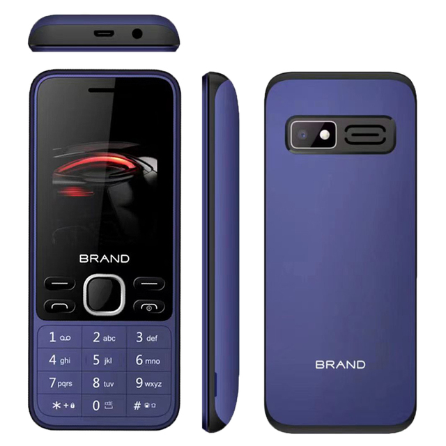 4G KaiOS Smart Keypad Phone 2.4 Inch Screen Dual SIM 0.3MP Camera LTE Unlocked Mobile Phone