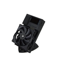 Miner Crypto NerdQaxe + Bitcoin Solo Miner 2.5TH/S 50W 4XBM1368 ASIC Chip de código abierto BTC Silent Miner Metal WiFi