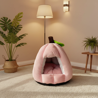 Vente en gros de lit pour chien et chat en peluche moderne, confortable, respirant et pliable - abri portable pour animaux de compagnie