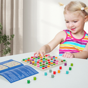Jouets en bois éducation précoce enseignement Puzzle <span class=keywords><strong>Sudoku</strong></span> échiquier jouet autre jouet éducatif Montessori - Product Image 3