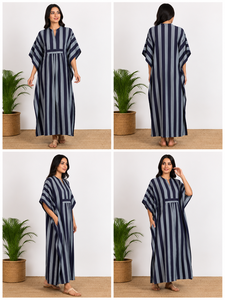 Latest Collection <b>Kaftan</b> Dresses Half Sleeves Comfortable Cotton From India Printed <b>Kaftan</b> <b>Beach</b> Cover Up Rayon <b>Kaftan</b> White - Product Image 5