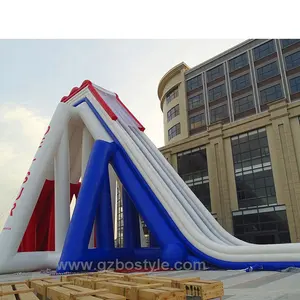 Commercial inflatable biggest water slide hippo slide for sale