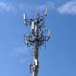 เสาโทรคมนาคม 5G กลางแจ้งแบบโครงเหล็กทรงเหลี่ยมสำหรับเสาอากาศ - Product Image 1