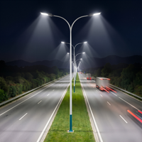 Lampadaire LED à haute luminosité, étanche IP65, avec support réglable, en aluminium, puissance 50W-300W, fourni par l'usine