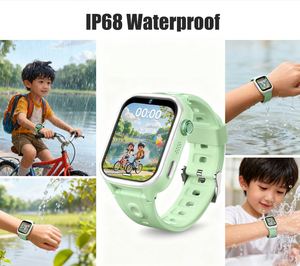 Reloj Inteligente con GPS 4G Antipérdida para Niños, con Pantalla IPS Cuadrada, Botón de Pánico SOS, Chat de Voz y Video, Mensajes de Texto - Product Image 4