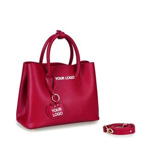 <span class=keywords><strong>Bolso</strong></span> de mano de piel sintética para mujer, cartera de mano de diseñador clásico, personalizado, estilo vegano, con etiqueta, de alta calidad - Product Image 2