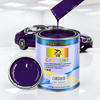 Peinture automobile acrylique 1K couleur unie pour tous types de bateaux, teinte stable, revêtement liquide en spray pour rénovation automobile
