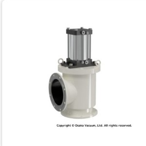 วาล์วสุญญากาศขนาดใหญ่ Osaka Vacuum VMA-150L-V1 แบบ L-shaped ช่องไหลสามทาง สำหรับแก๊สและสารเคมี - Product Image 4
