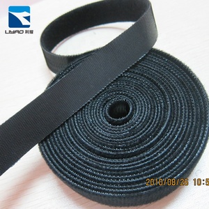 Suave tela de pelusa pesado nylon autoadhesivo personalizado organizador de gancho y bucle para precintadoras y ropa de bebé - Product Image 2