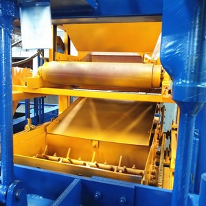 Máquina para fabricar bloques de ladrillo de enclavamiento de hormigón completamente automática, fabricante de piedra de losa de baldosas de pavimentación con componentes PLC de núcleo - Product Image 4