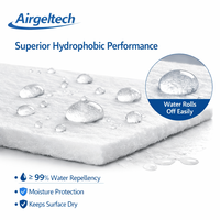 Rouleau de couverture isolante en aérogel pour bâtiment, 10 mm, ignifuge A1, faible conductivité thermique