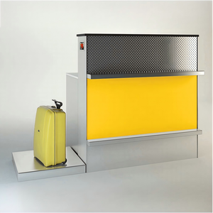 Affichages numériques personnalisés modernes pour comptoirs d'enregistrement d'aéroport, éclairage multifonctionnel, respectueux de l'environnement, MDF + métal pour usage commercial - Product Image 4