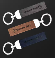 Étui de protection en alliage de zinc et cuir pour clé de voiture Mercedes Benz Classe B C S AMG GLA CLA GLC W176 W221 W204 W205, compatible Camry