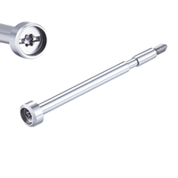 Vis de fixation industrielle de précision à pas étalonné avec ressort de compression et goujon fileté captif pour châssis métallique long, accessoire de maintenance et de fourniture