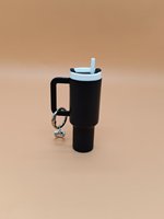 Mini tasse isotherme 40oz, accessoires pour tasse porte-clés, porte-clés abeille, porte-clés baume à lèvres, petits cadeaux de luxe