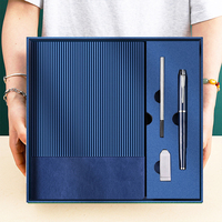 Carnet A5 personnalisé en PU avec stylo et clé USB – Cadeau promotionnel, souvenir personnalisé pour employés, entreprise, coffret cadeau d'entreprise