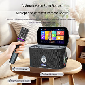 Nuevo Sistema de Altavoces Karaoke con Pantalla Táctil de 11.6 Pulgadas 2026 - 2 Micrófonos Inalámbricos para Fiestas en Casa y Campamentos al Aire Libre - Product Image 4