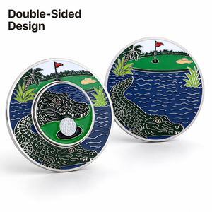Marcador Magnético Personalizado para Pelotas de Golf, con Forma Creativa de Golf y Marcador Removible de 25 mm para Eventos de Club - Product Image 2