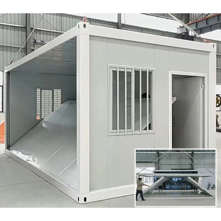 20FT vorgefertigte Container häuser 40ft erweiterbares Container haus mit vollem Badezimmer für mittlere Märkte