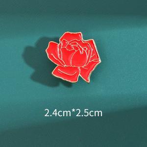 ブラシ技術で製造されたエナメルヒンジ付き金属ピンラペルピン用エンジェルアーマー - Product Image 4