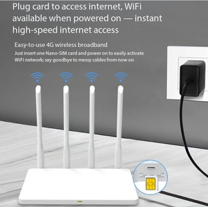 <span class=keywords><strong>Routeur</strong></span> de carte SIM 4G pour usage domestique, couverture complète de 300 mètres (Europe) - Product Image 2