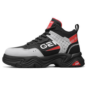 Automne mode tendance blanc sport toile supérieure hommes baskets nouveau garçon bébé marche plat pieds nus conception sans lacet fermeture maille - Product Image 4