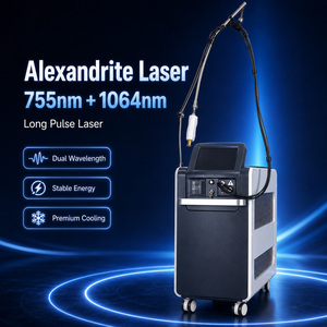 Épilateur laser à impulsions longues pour usage en salon, 755+1064nm Nd Yag Alexandrite, machine d'épilation au laser - Product Image 1