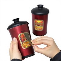 Gobelet en papier à double paroi avec fenêtre rotative, taille personnalisable de 4 oz à 24 oz, logo personnalisé OEM, gobelet à café jetable