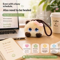 Vente en gros transfrontalière : Jouet IA tendance, objet de collection IA, DouBao, animal électronique en peluche de polyester, chat parlant DuoDuo, cadeau
