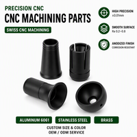 Pièces de traitement des métaux, services de fabrication CNC, pièces métalliques anodisées noires, kits métalliques, pièces usinées CNC