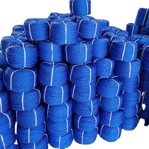 Corde en PP de haute qualité, 100% matière vierge, 16 mm, 660 m, pour la marine et la pêche, bleue avec des reflets blancs, pour le marché philippin - Product Image 1