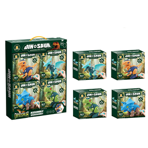 <span class=keywords><strong>Juguete</strong></span> <span class=keywords><strong>de</strong></span> Dinosaurio <span class=keywords><strong>de</strong></span> Plástico para Niños, Estilo Nuevo, Juego <span class=keywords><strong>de</strong></span> Ensamblaje, Desarmable con Tornillos, Cuatro en Uno - Product Image 3
