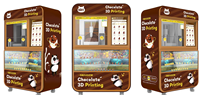 Nouvelle machine distributrice 3D entièrement automatisée pour l'impression de chocolat, moulage 3D haute précision, adaptée à tous les scénarios