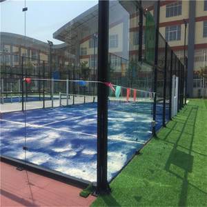 Cancha de Pádel Panorámica de Vista Completa de Alta Calidad, Cancha de Tenis de Pádel con Césped <span class=keywords><strong>Artificial</strong></span>, <span class=keywords><strong>Precio</strong></span> de Fábrica - Product Image 4