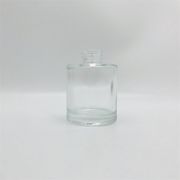 GOLDEN SUN Bouteille diffuseur d'aromathérapie en verre à bouchon à vis cylindrique, style huile essentielle pour parfum d'intérieur (50ml/100ml/150ml)
