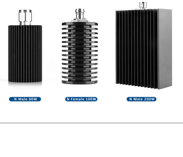 PL259 Male RF Dummy Load 25W 50 Ohm UHF DC-1GHz Load Termination for Telecom Parts Electrical PL259 Male Plug