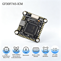 Contrôleur de vol JHEMCU F745 avec ESC 4-en-1 60A AM32 32 bits 3-6S et Blackbox OSD pour drone FPV de course freestyle