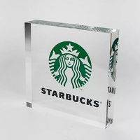 Bloc de Logo imprimé en acrylique, Plaque de nom personnalisée, Plaque de marquage en acrylique, bloc de signe en acrylique