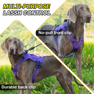 Nuovo Pettorina Tattica Traspirante in Nylon per Cani, Guinzaglio in Tessuto Oxford per Cani di Taglia Grande, Vendita all'Ingrosso - Product Image 5